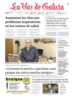 Cover of La Voz de Galicia (Carballo)