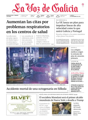 Cover of La Voz de Galicia (Deza)