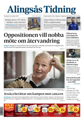 Cover of Alingsås Tidning