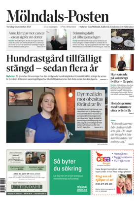 Cover of Mölndals-Posten