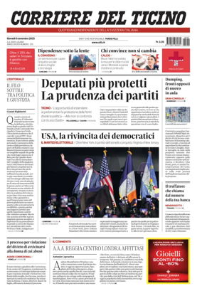 Cover of Corriere del Ticino