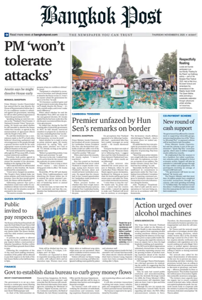 Cover of Bangkok Post