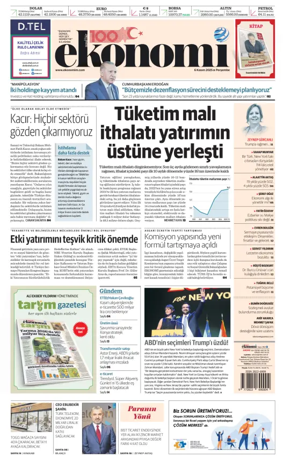 Cover of Dünya Gazetesi