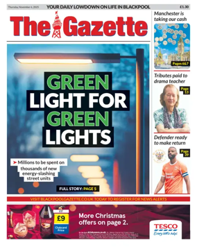 Cover of Blackpool Gazette