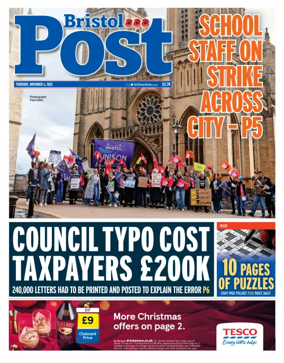 Cover of Bristol Post