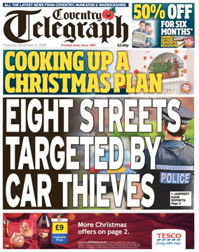 Cover of Coventry Telegraph