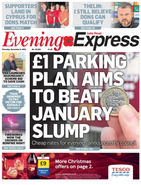 Cover of Evening Express (Extra Edition)