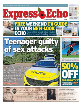 Cover of Express & Echo (City & East Devon Edition)