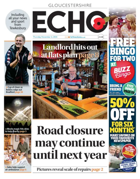 Cover of Gloucestershire Echo