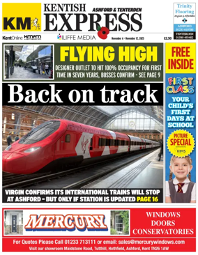 Cover of Kentish Express Ashford & District