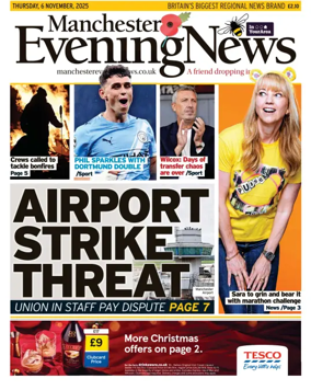 Cover of Manchester Evening News