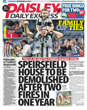 Cover of Paisley Daily Express