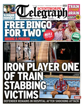 Cover of Scunthorpe Telegraph