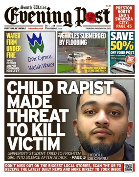 Cover of South Wales Evening Post