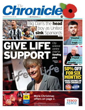 Cover of The Chronicle (South Tyneside and Durham)