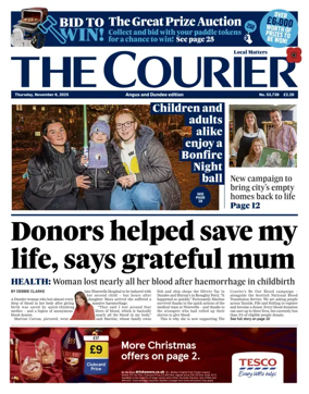 Cover of The Courier & Advertiser (Angus and The Mearns Edition)