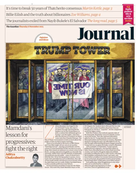 Cover of The Guardian e-paper Journal