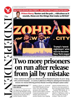 Cover of The Independent