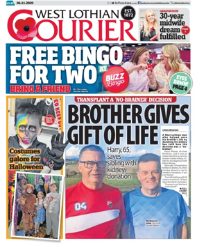 Cover of West Lothian Courier