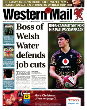 Cover of Western Mail