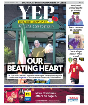 Cover of Yorkshire Evening Post