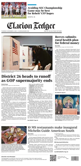 Cover of Clarion Ledger