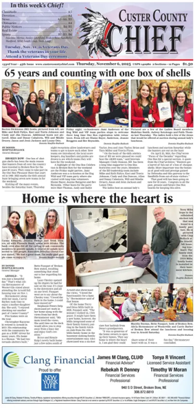 Cover of Custer County Chief