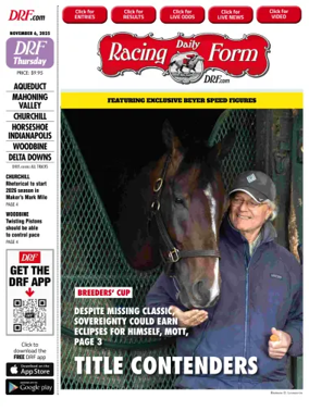 Cover of Daily Racing Form National Digital Edition
