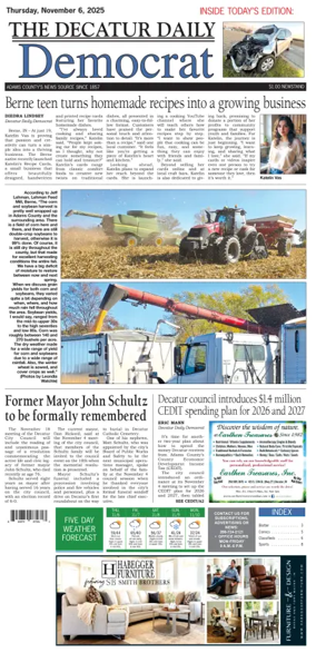 Cover of The Decatur Daily Democrat