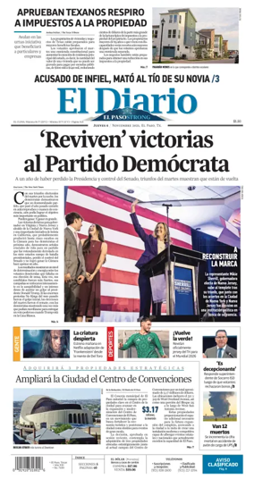 Cover of El Diario de El Paso