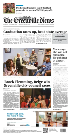 Cover of The Greenville News
