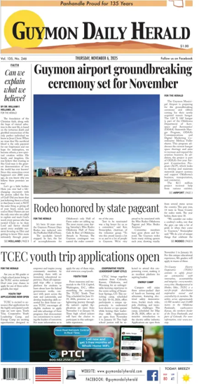 Cover of Guymon Daily Herald