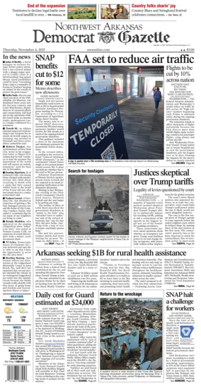 Cover of Northwest Arkansas Democrat-Gazette