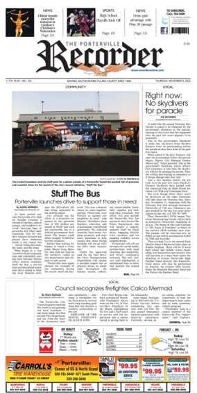 Cover of Porterville Recorder