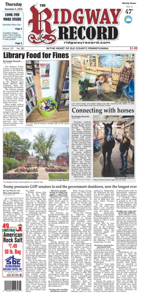 Cover of Ridgway Record