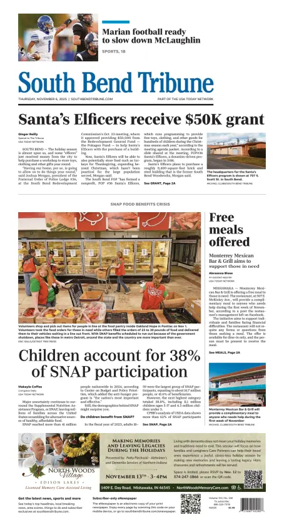 Cover of South Bend Tribune