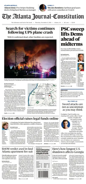 Cover of The Atlanta Journal-Constitution