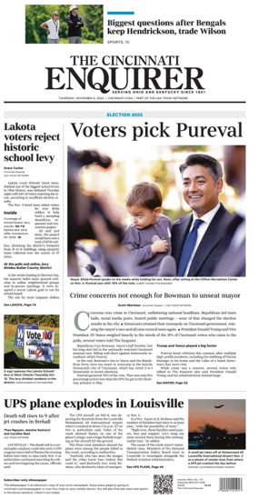 Cover of The Cincinnati Enquirer