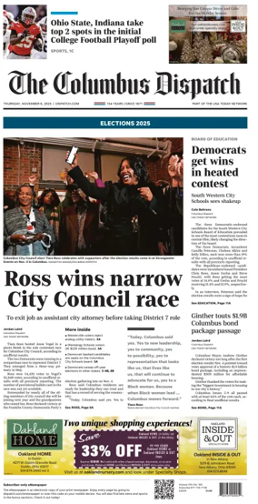 Cover of The Columbus Dispatch