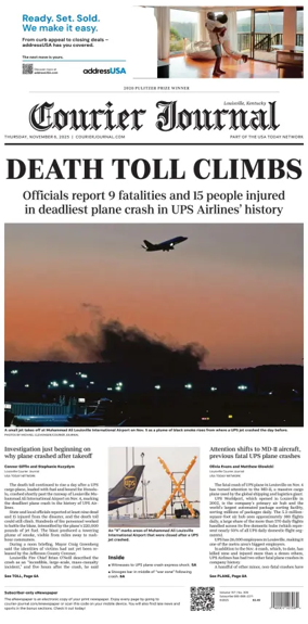 Cover of The Courier-Journal (Louisville)