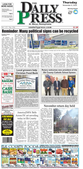 Cover of The Daily Press