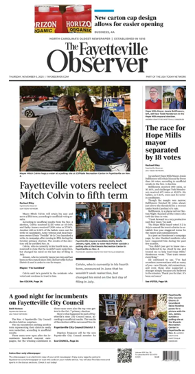 Cover of The Fayetteville Observer