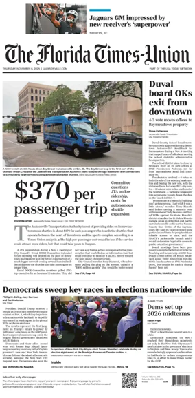 Cover of The Florida Times-Union