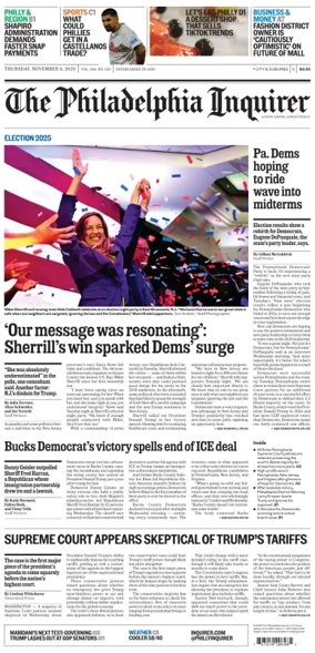 Cover of The Philadelphia Inquirer