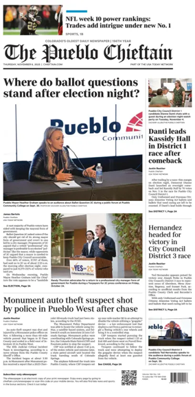 Cover of The Pueblo Chieftain