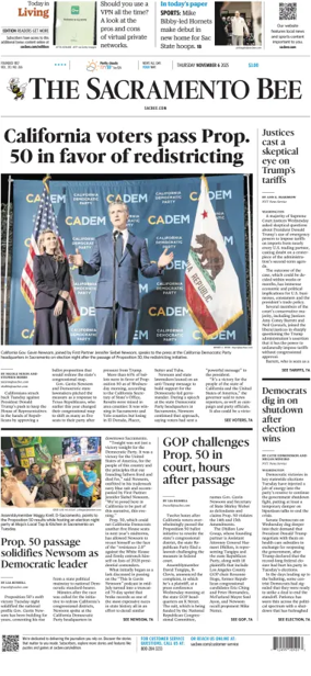 Cover of The Sacramento Bee
