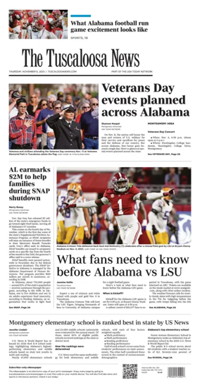 Cover of The Tuscaloosa News