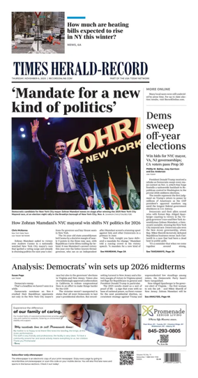 Cover of Times Herald-Record