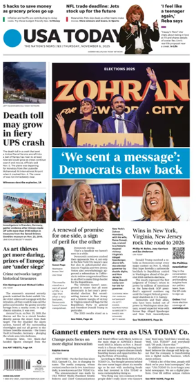 Cover of USA TODAY US Edition