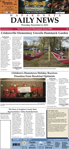 Cover of Wapakoneta Daily News